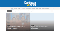 Desktop Screenshot of caribenoticias.com